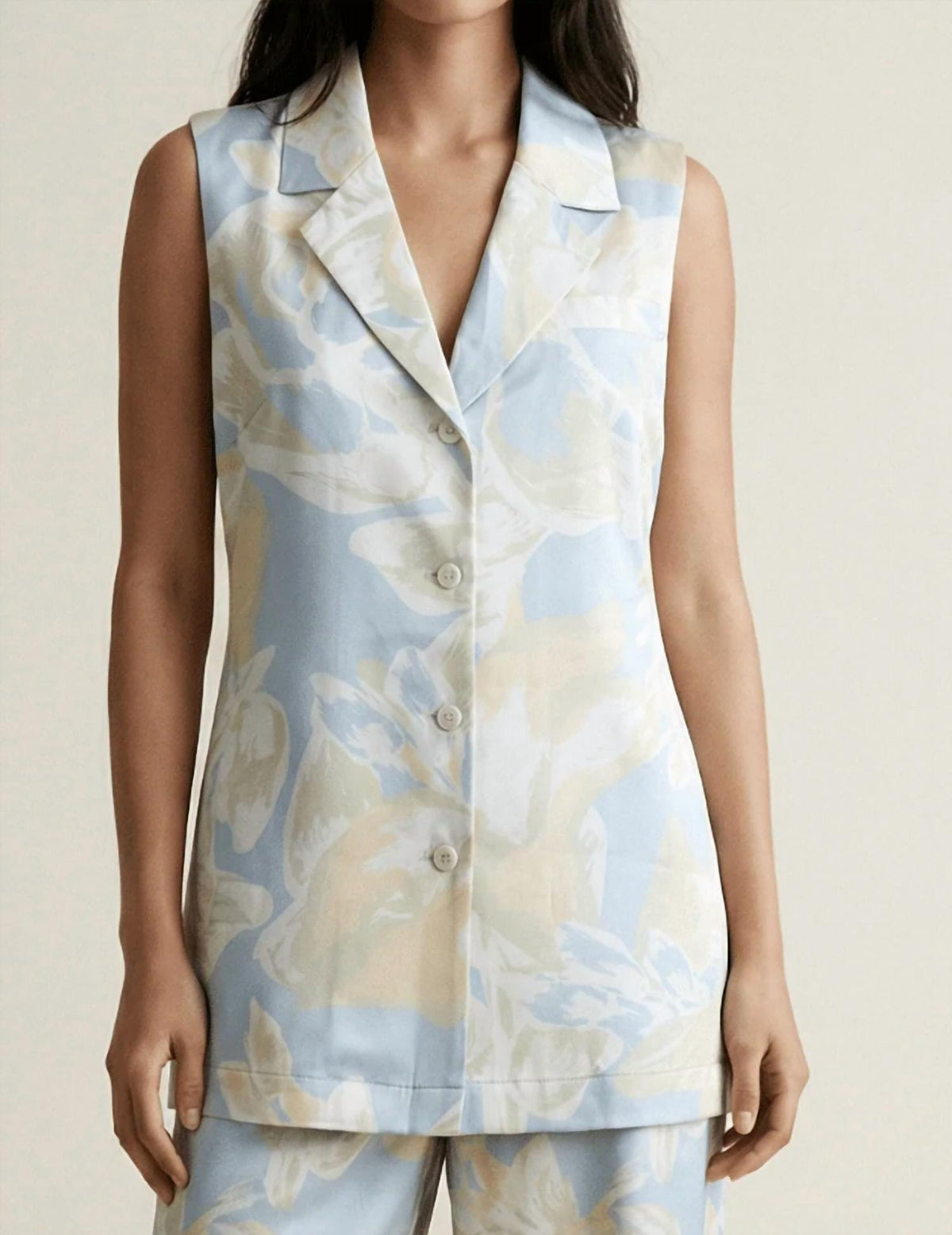 Butter Satin Vest