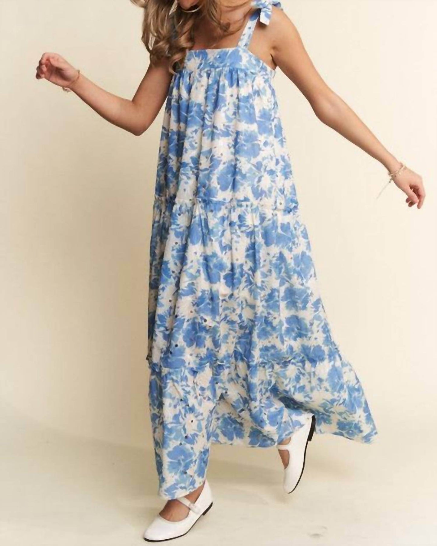 Jnna - Wisteria Eyelet Maxi Dress - Rack Hunt -