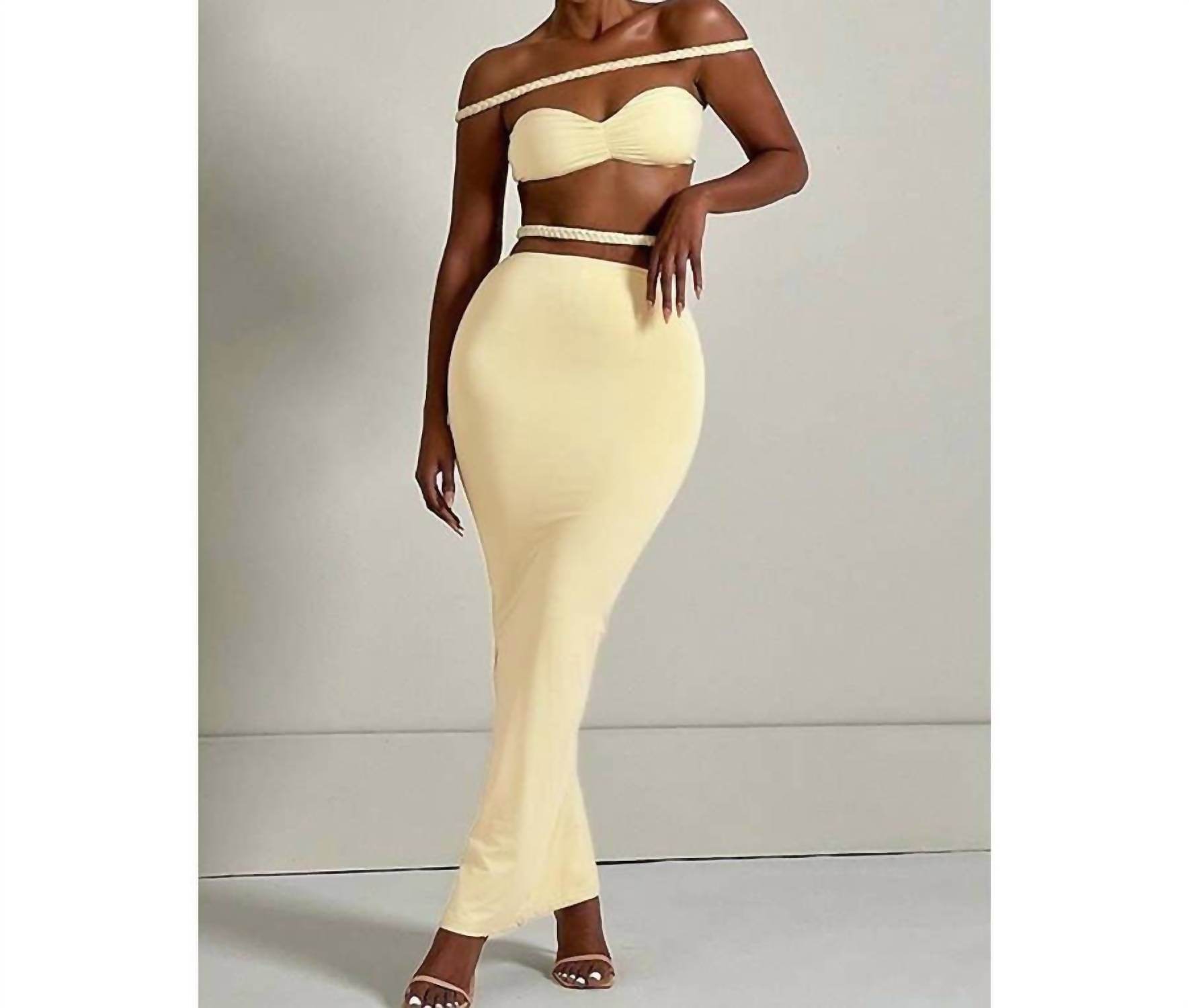 Dorcas - Ivory Reign Maxi Two Piece - Rack Hunt -