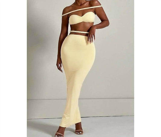 Dorcas - Ivory Reign Maxi Two Piece - Rack Hunt -