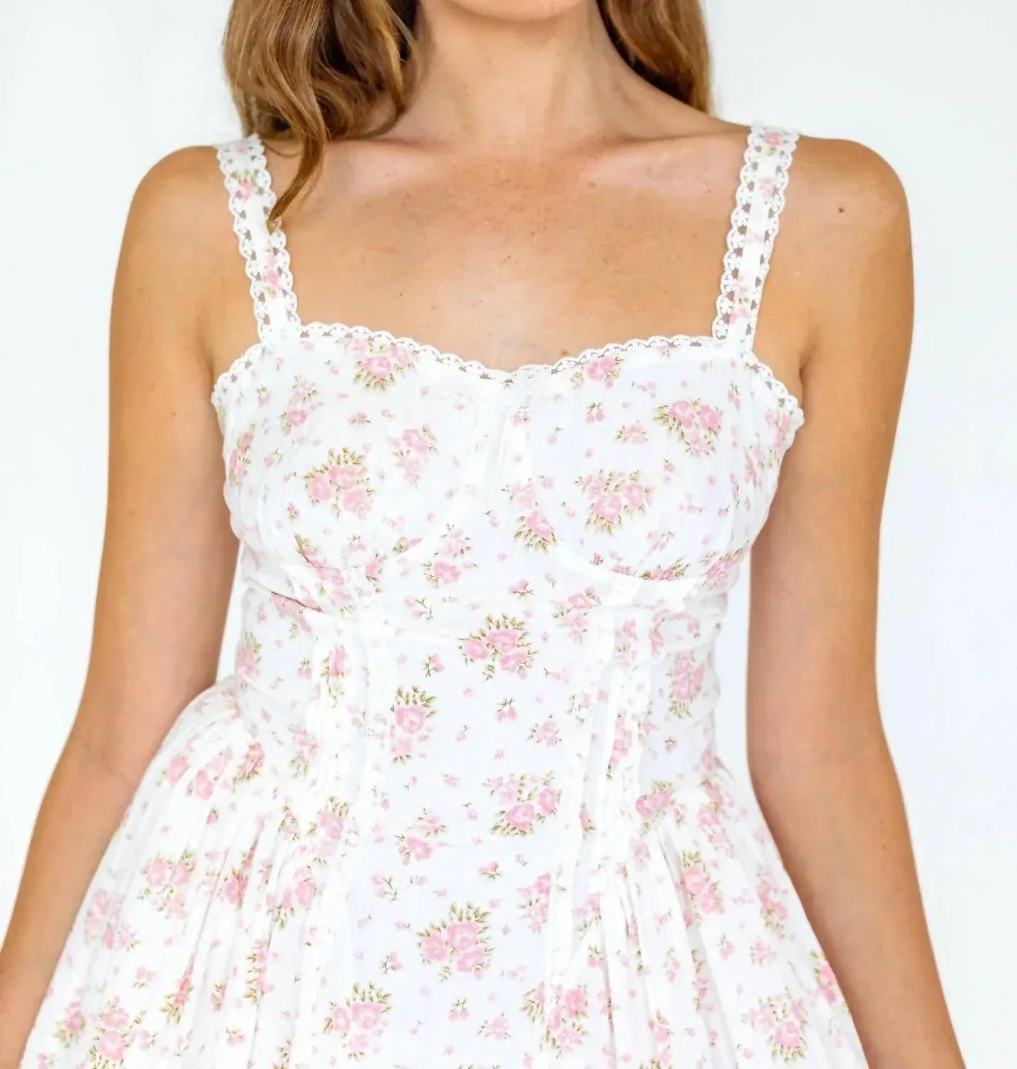 KESTAN - Lydia Floral Mini Dress - Rack Hunt