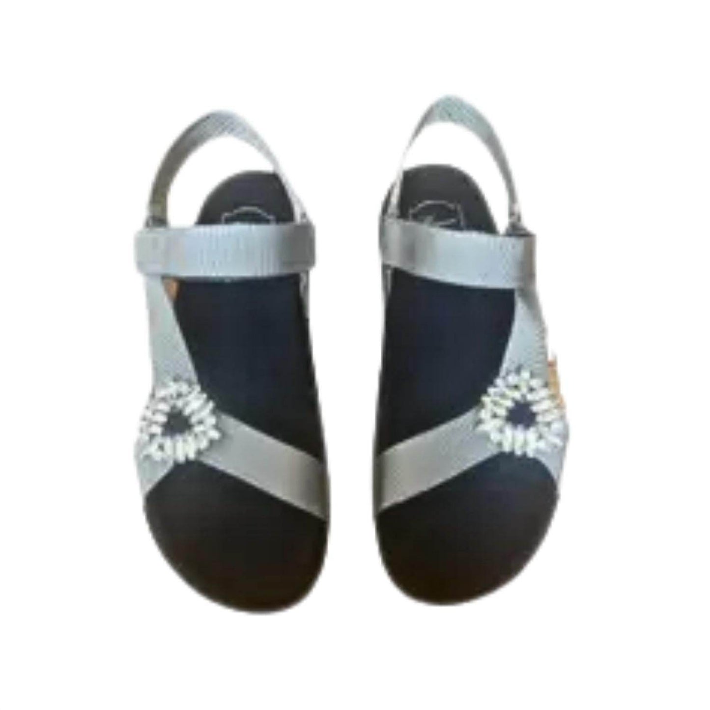 Roger Vivier - Women's Crystal-embellished Cloth Sandal - Rack Hunt -