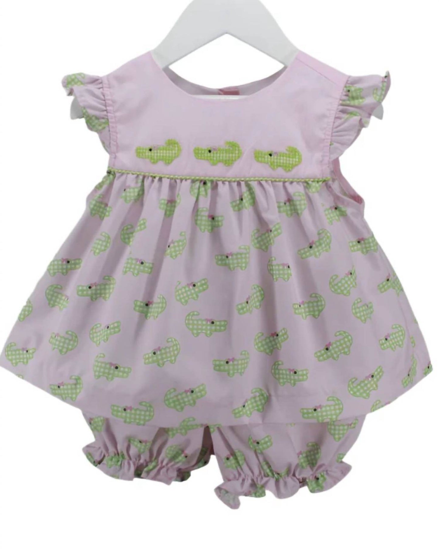 Charming Little One - Baby Crocodile Print Mary Set - Rack Hunt -