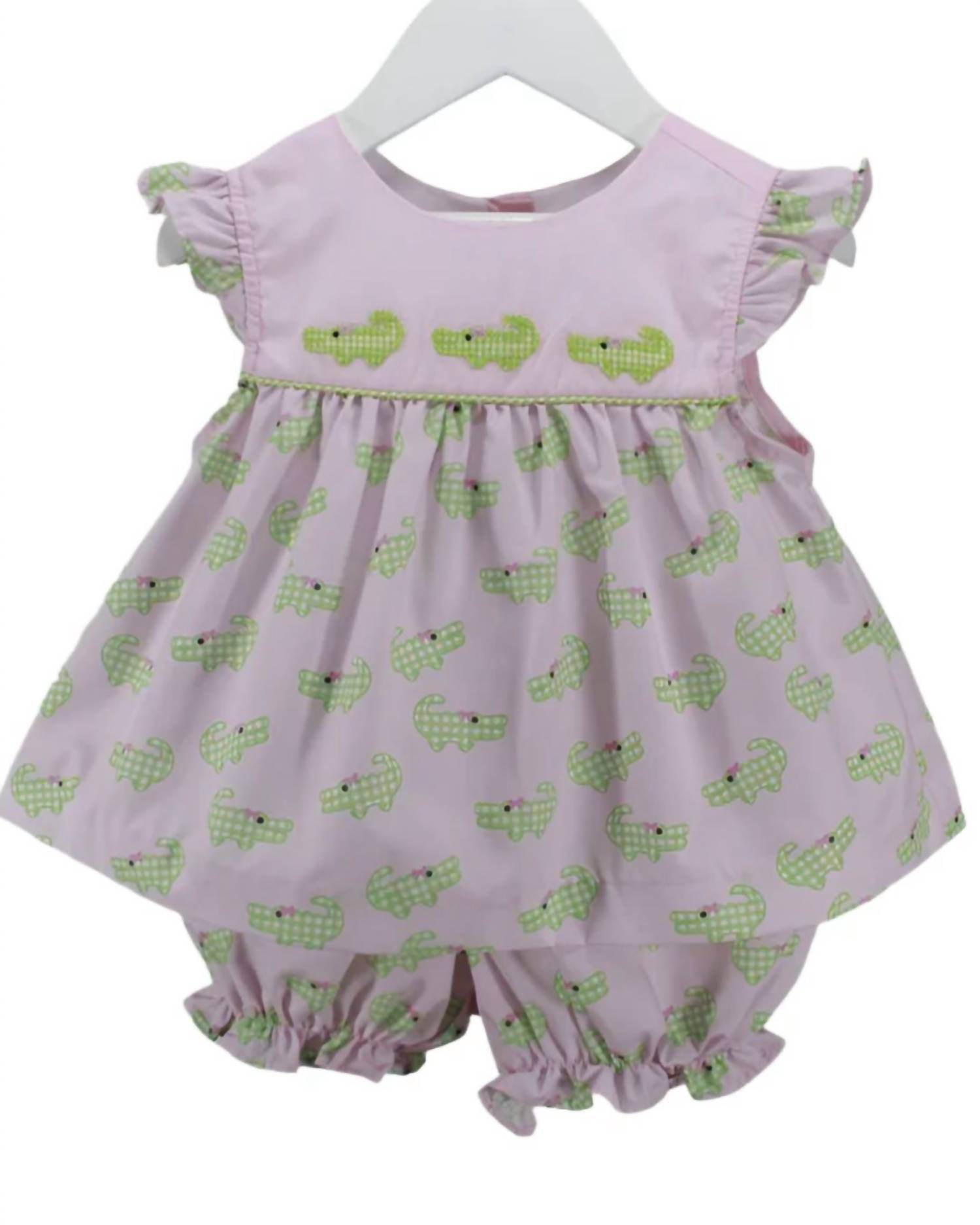 Charming Little One - Baby Crocodile Print Mary Set - Rack Hunt -