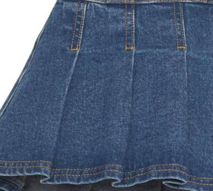 Kid's Pleated Mini Skirt