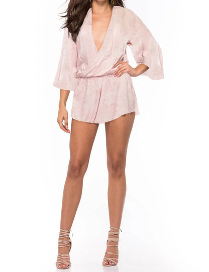 Blue Life - Wild And Free Deep V-neck Romper - Rack Hunt