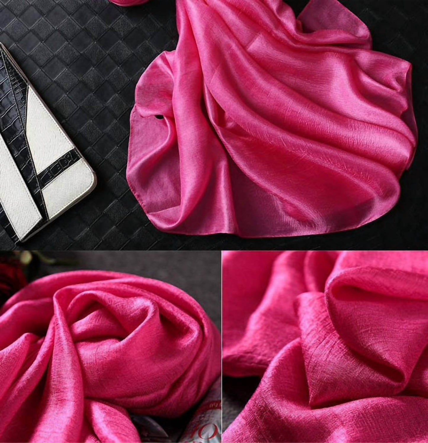 Reine Krief - Crinkle Silk Scarf - Rack Hunt -