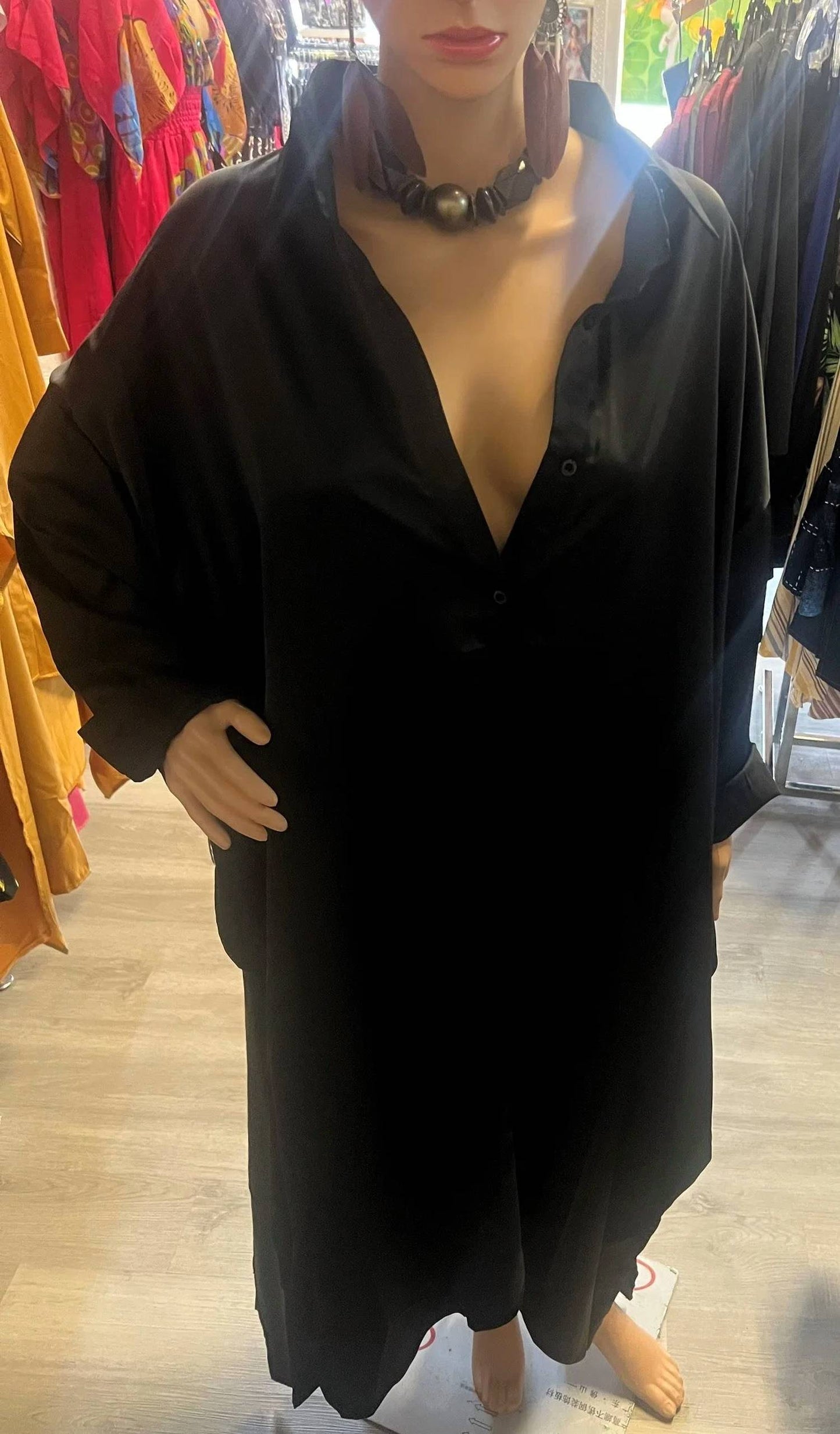 Women's Luxe Trench Duster Dress