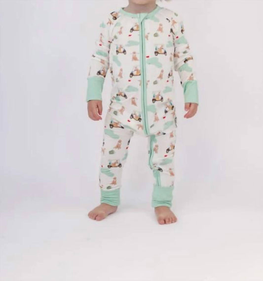 Kid's Convertible Zip Pajamas