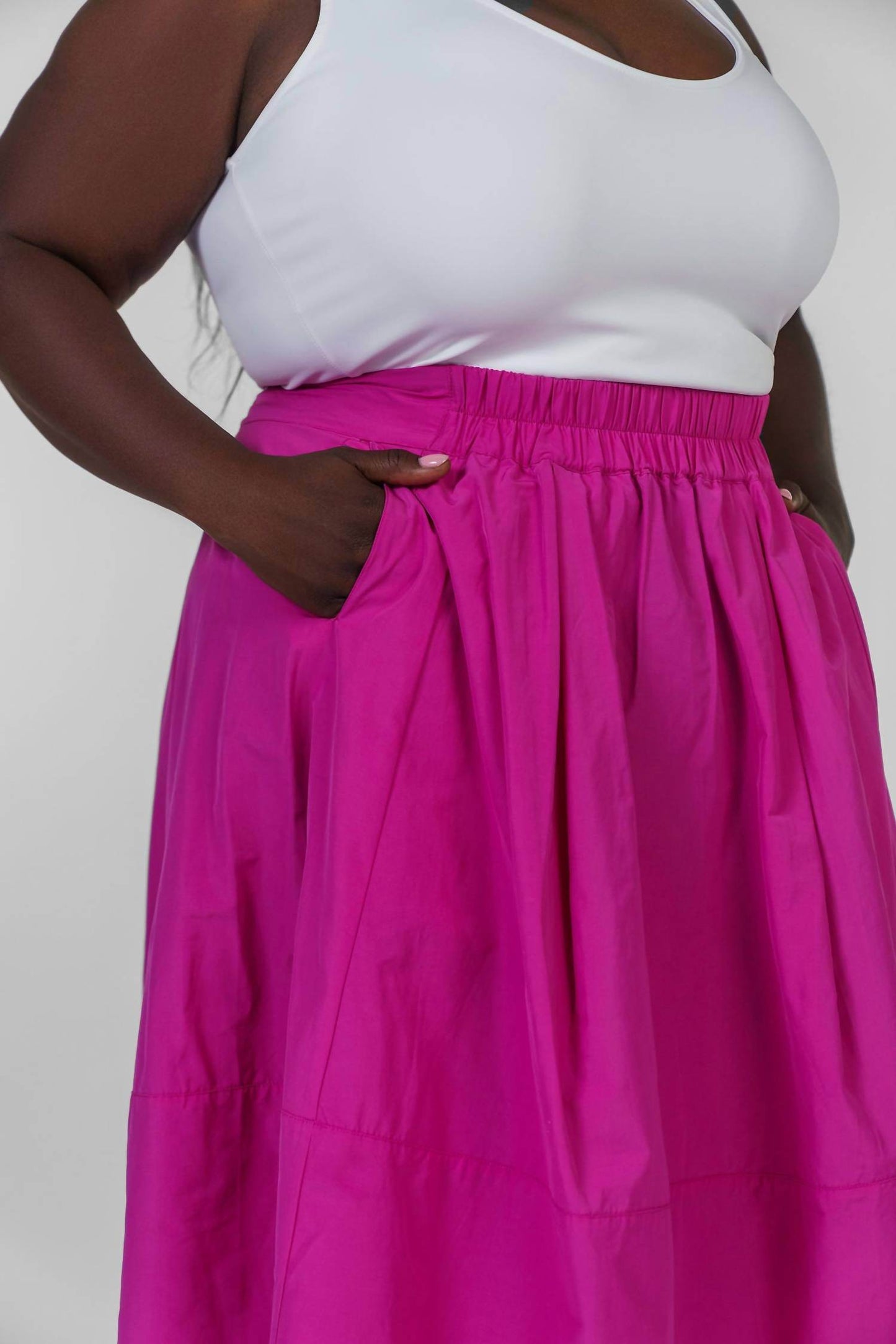 BITTE KAI RAND - Fukkura Poplin Skirt - Plus - Rack Hunt -