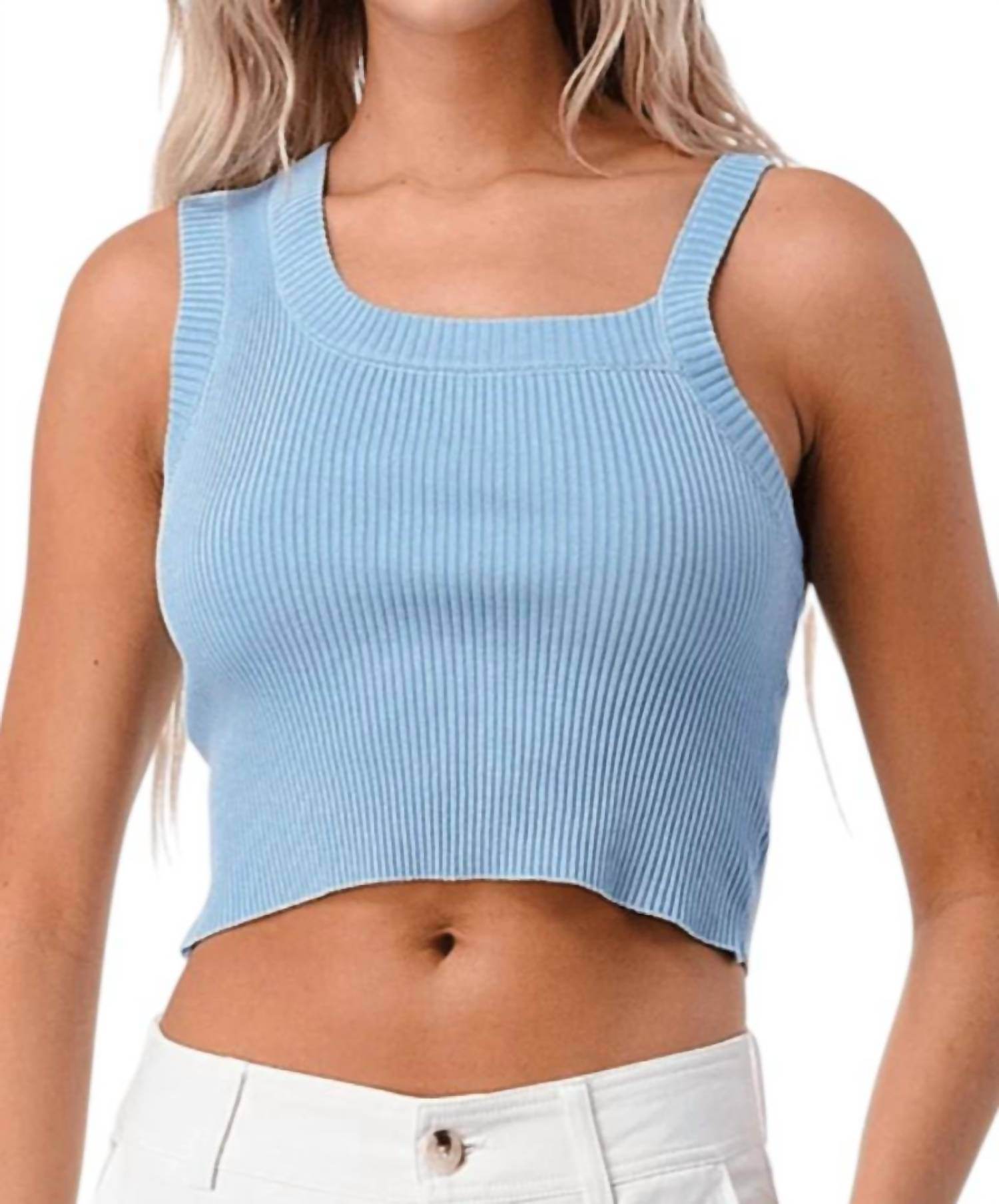 Thinkable - Sarah Crop Tank Top - Rack Hunt -