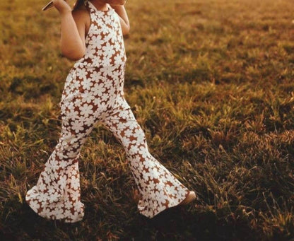 Andi Pleated Bell Bottom Jumpsuit