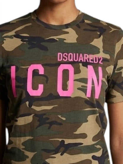 Women's Camouflage Print Cotton T-shirt