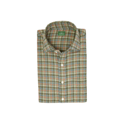 Men's Spread Collar Long Sleeve Sport Shirt
