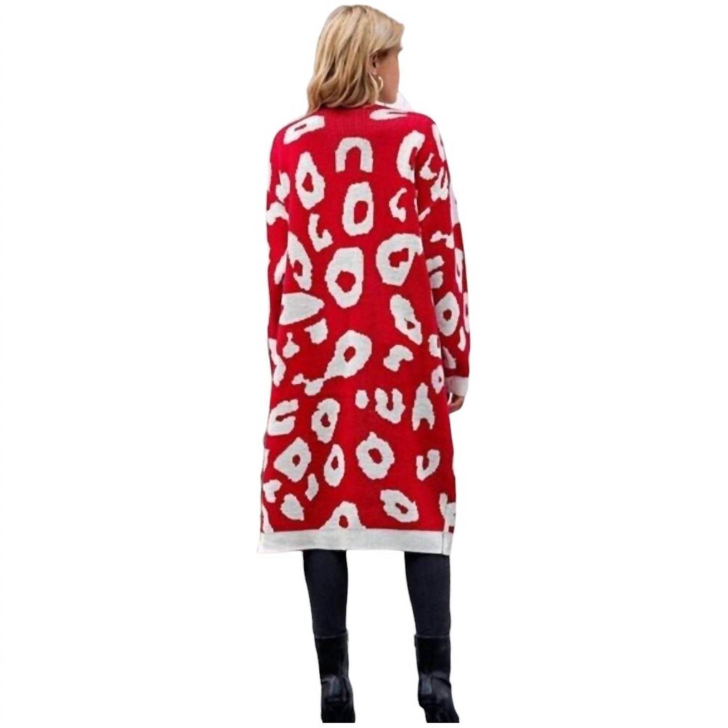 Kara and Kate - Open Front Leopard Print Cardigan - Rack Hunt -