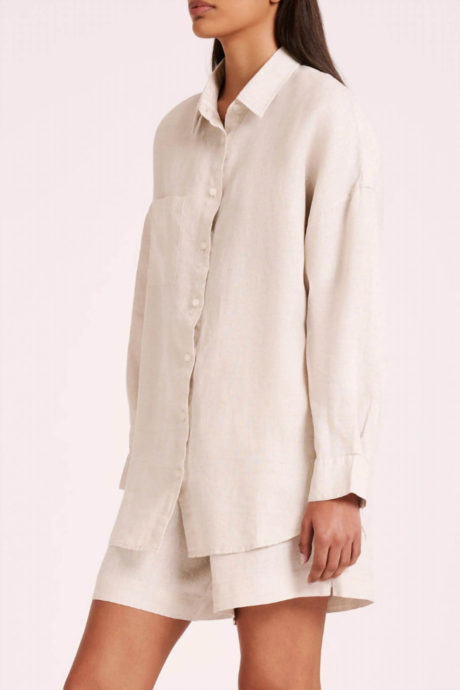 Nude Lucy - Lounge Heritage Linen Shirt - Rack Hunt