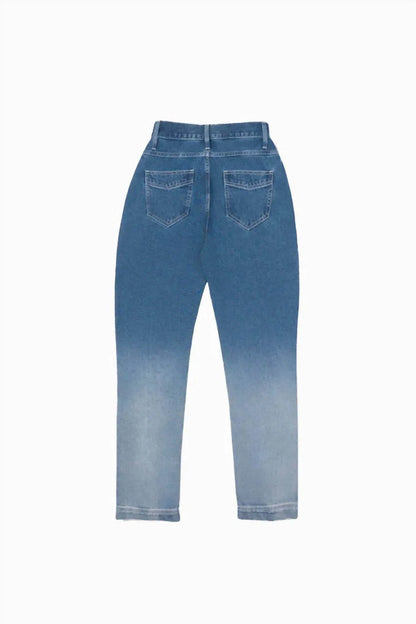 Sasha+Z - Pintuck Ombre Denim Pants - Rack Hunt