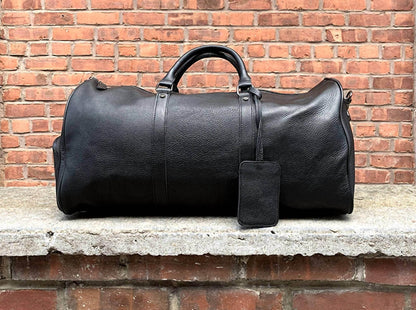Steel Horse Leather - Men's Endre Weekender Vintage Leather Duffle Bag - Rack Hunt