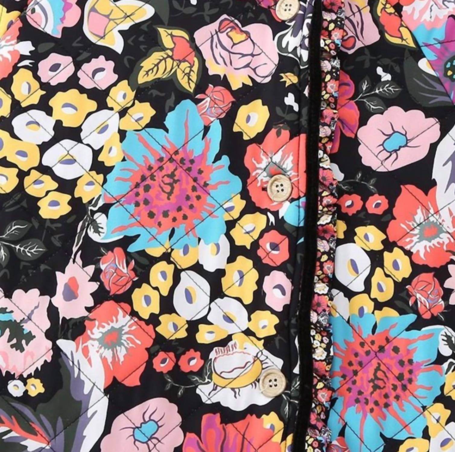 Limóne - Floral Quilted Jacket - Rack Hunt -