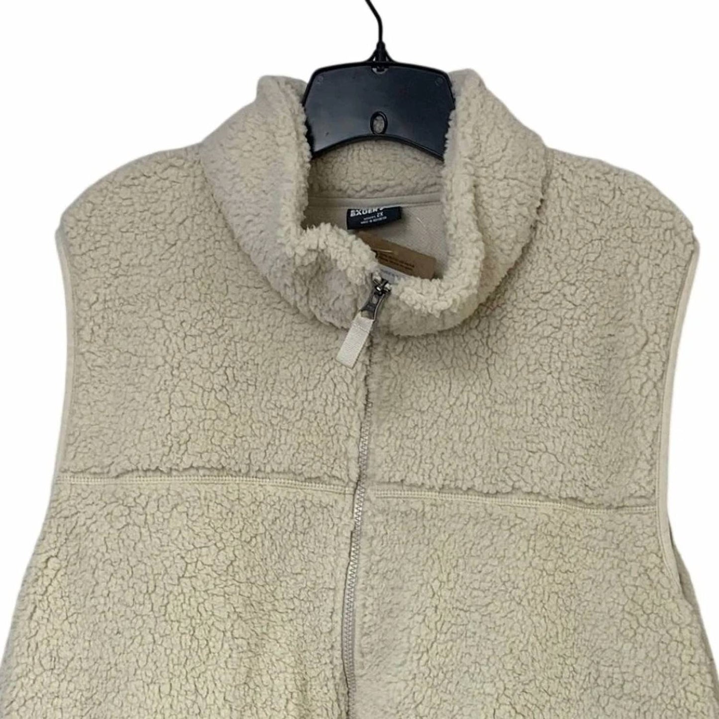 Women's Full Zip Warm Fleece Polyester Vest - Plus