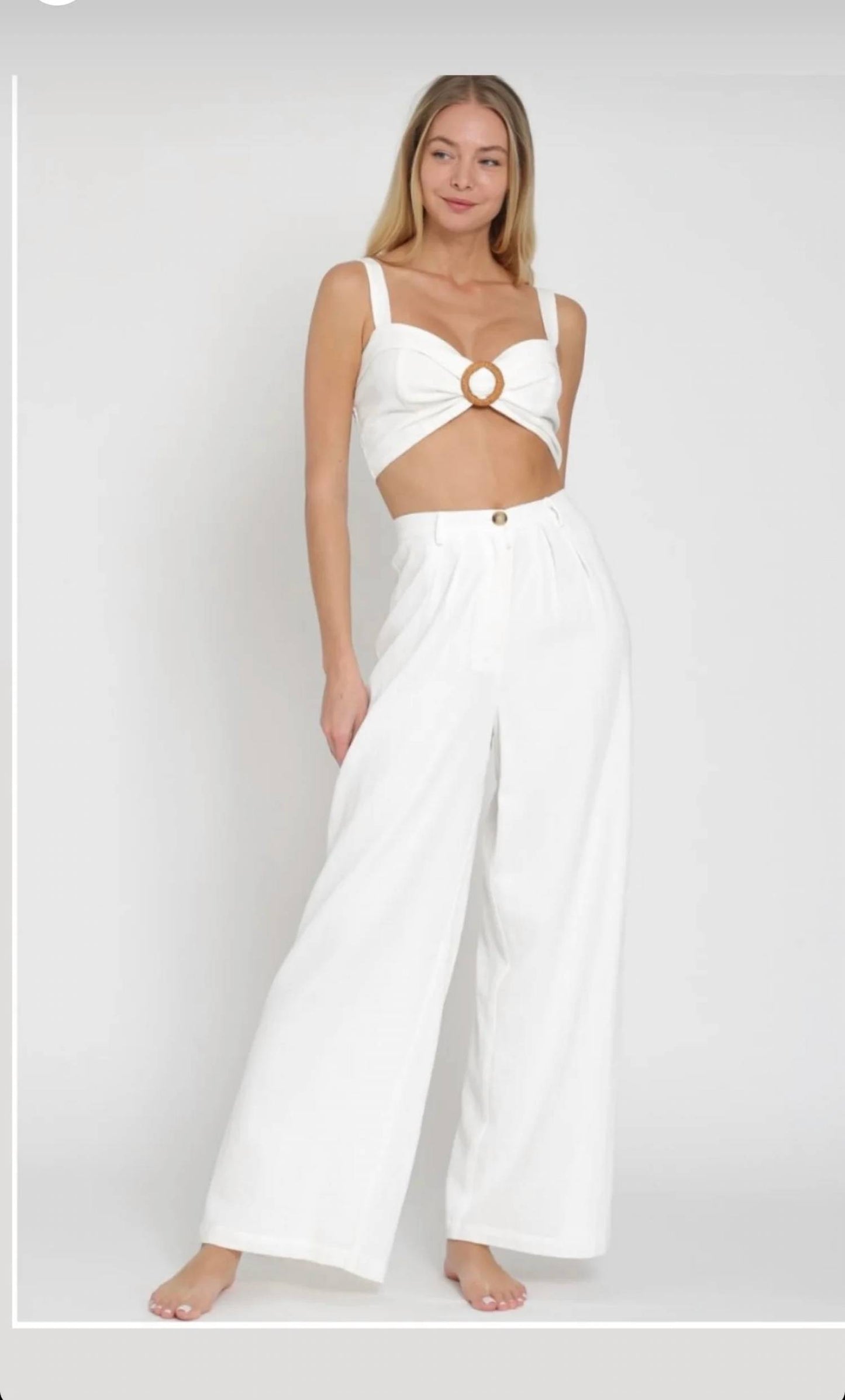 Sofia Linen Pants Set