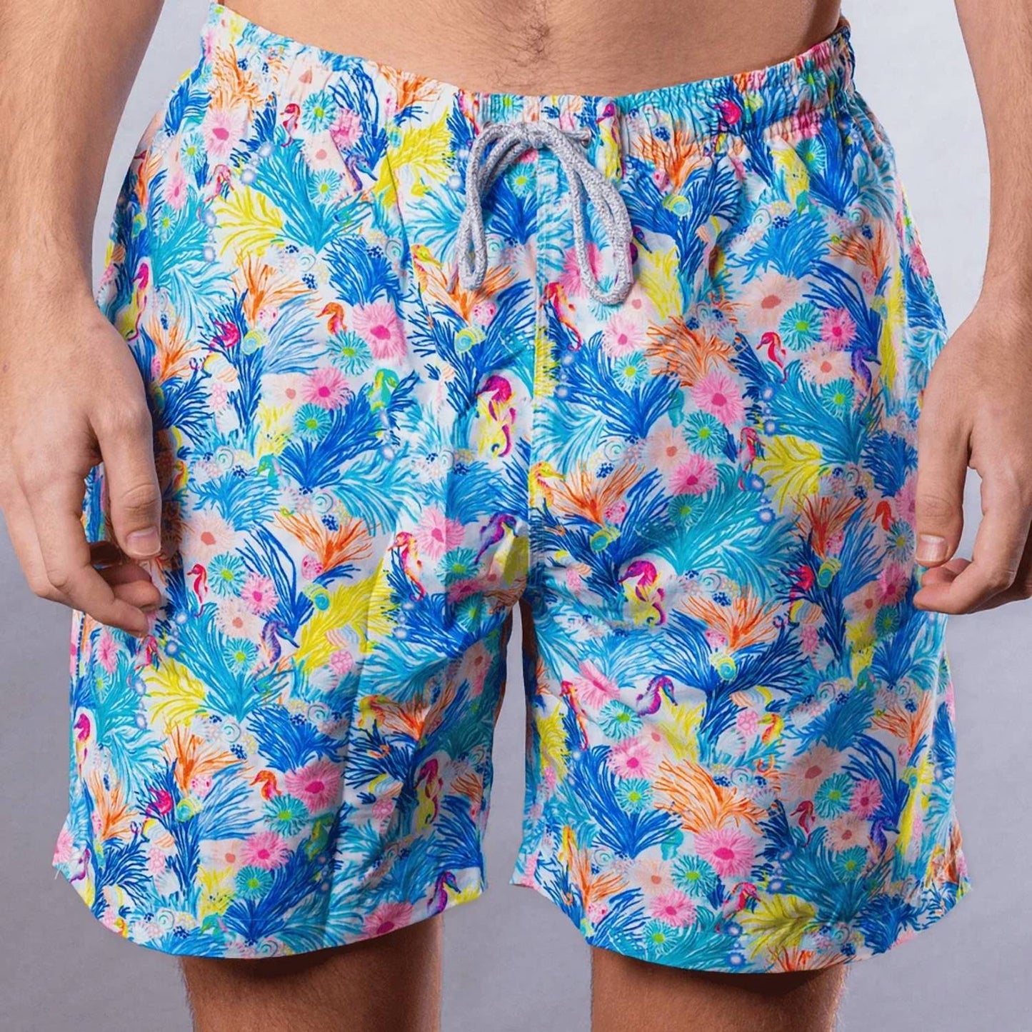 Cyclist New Seahorses Liner Swim Trunks