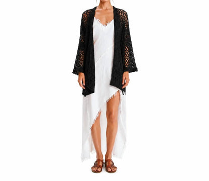 Nature Texture Long-sleeve Cardigan