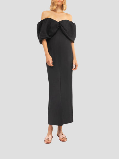 Dora Linen Maxi Dress