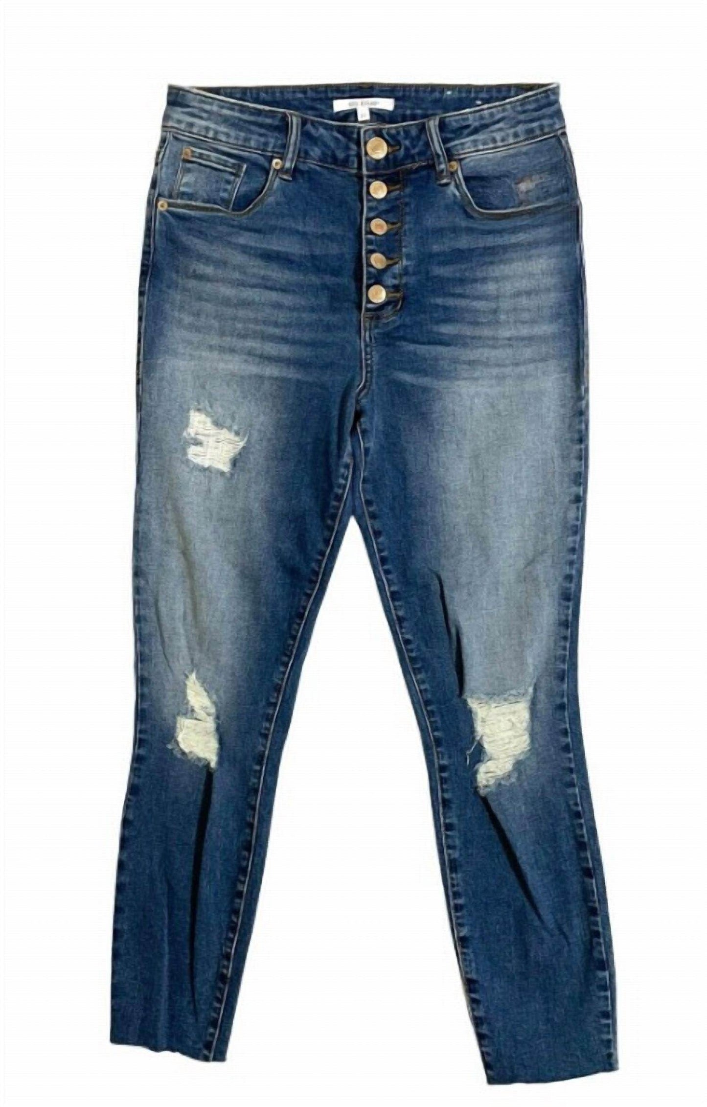 STS Blue - Women's Brie Distressed High Rise Ankle Skinny Jeans - Rack Hunt