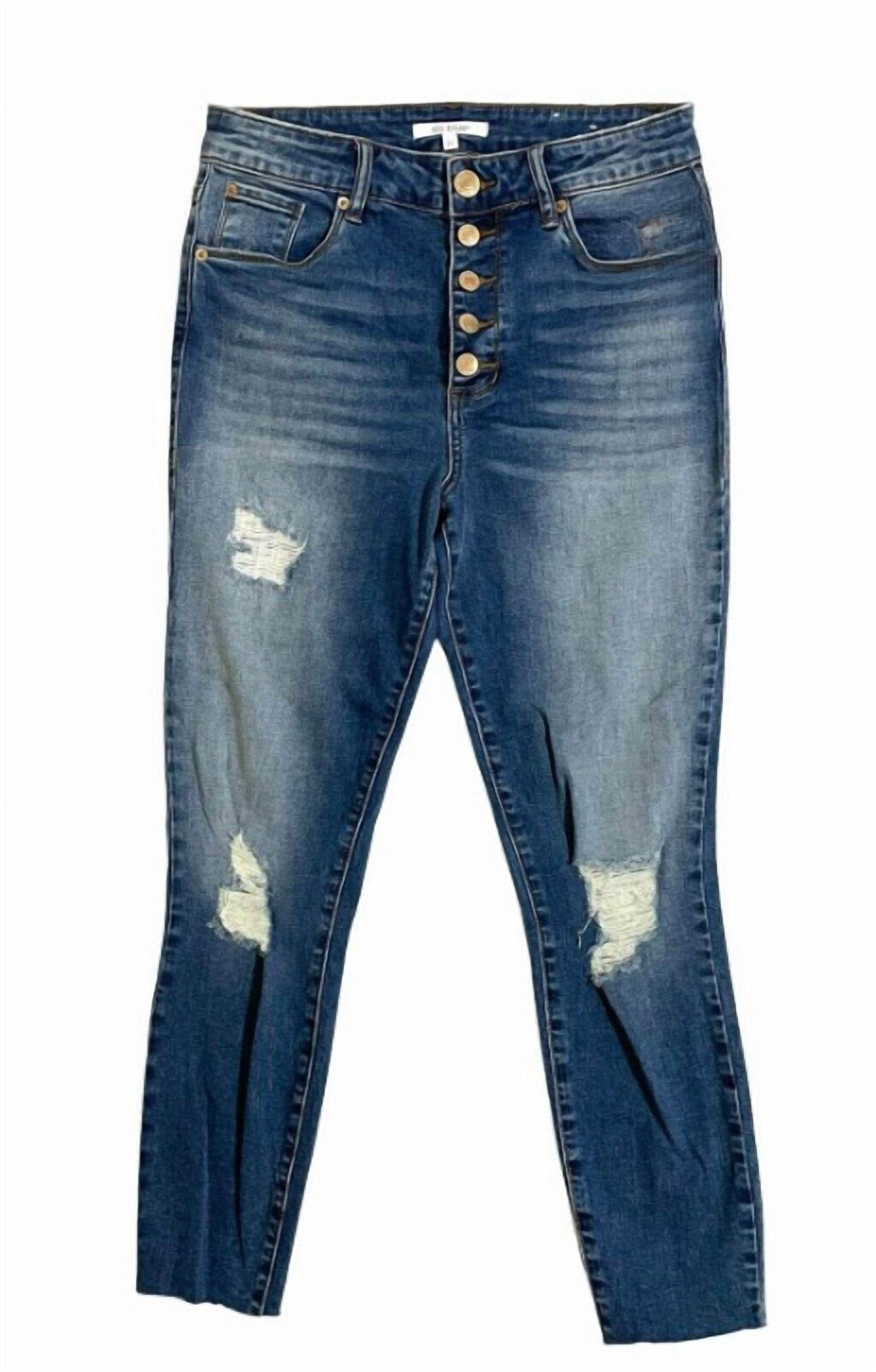 STS Blue - Women's Brie Distressed High Rise Ankle Skinny Jeans - Rack Hunt