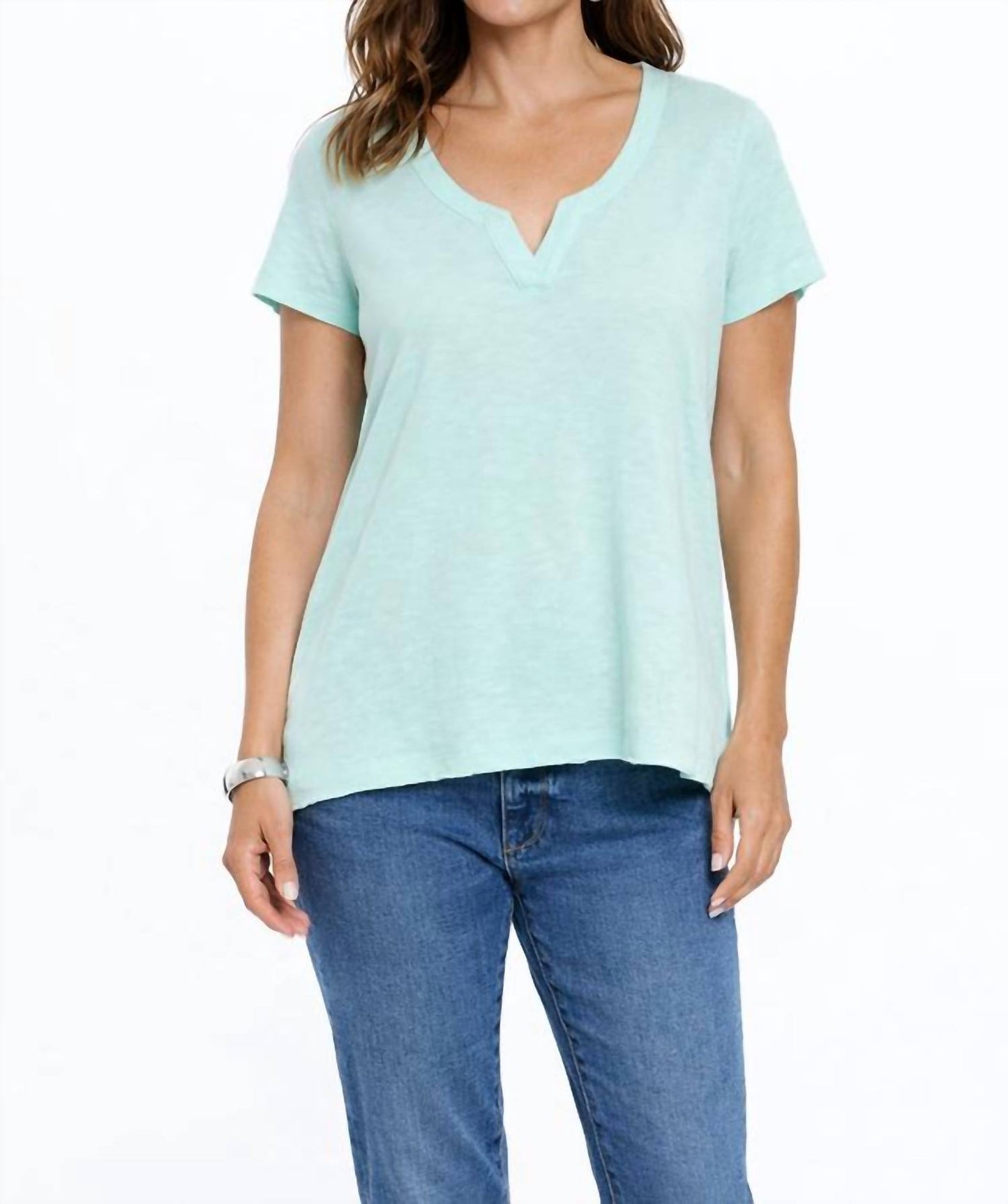 NOTCHED NECK WILT TOP