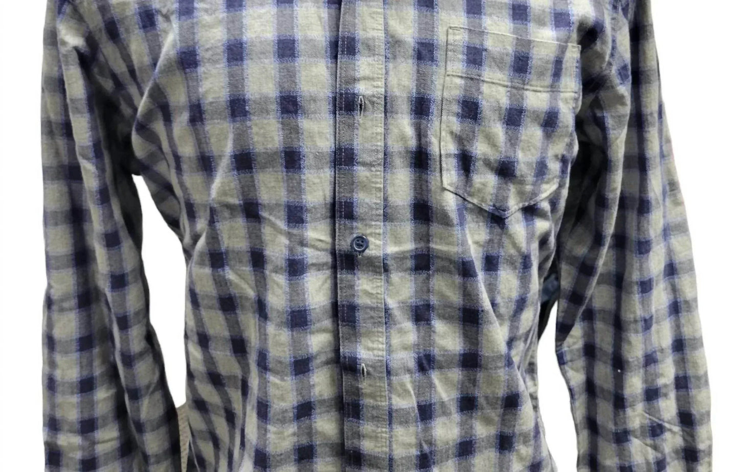 Thread & Cloth - Men's Button-up Cotton Long-sleeve Plaid Shirt - Rack Hunt