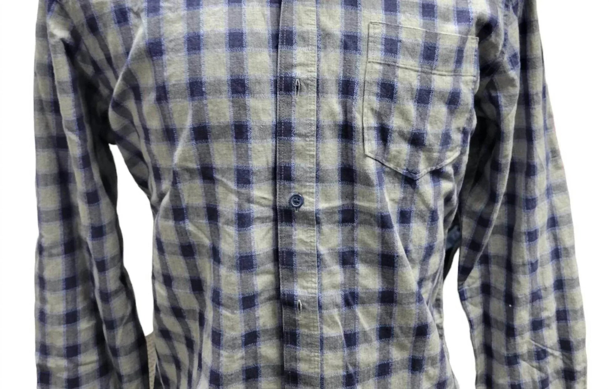 Thread & Cloth - Men's Button-up Cotton Long-sleeve Plaid Shirt - Rack Hunt