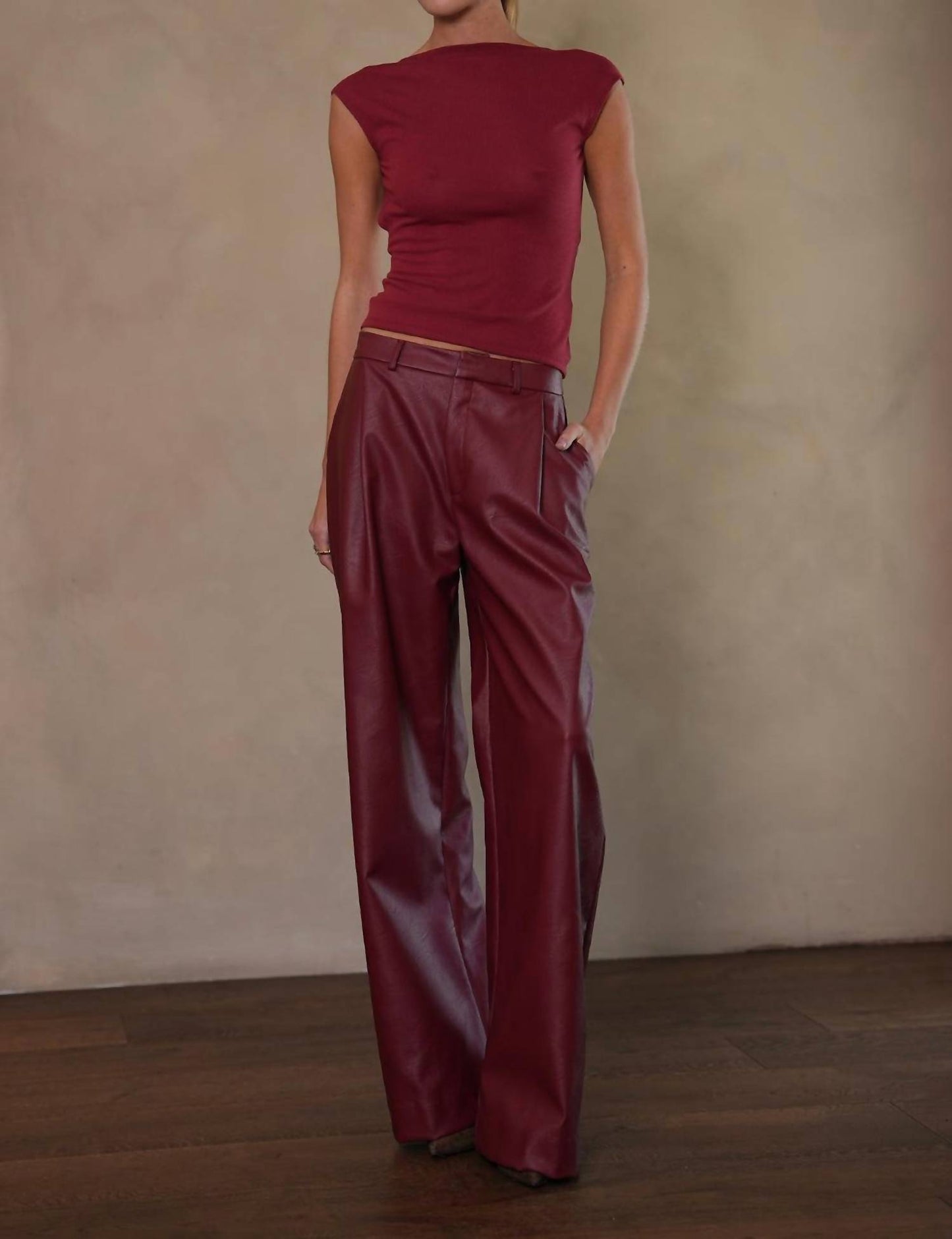 Milo Faux Leather Pant