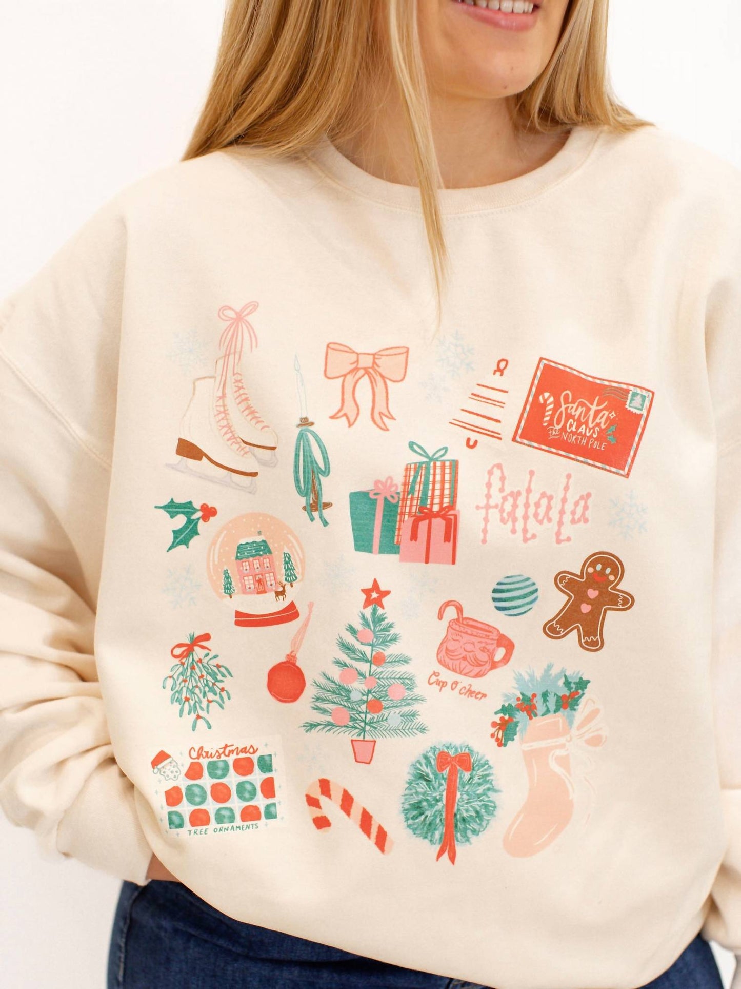 Christmas Collage Graphic Sweatshirt
