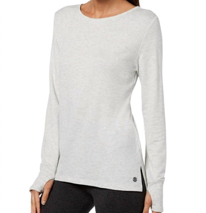 Essential Long Sleeve Lace Up Back T-shirt