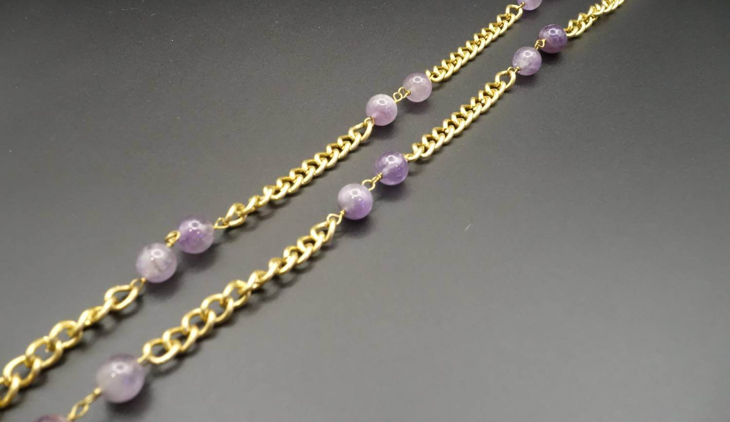 StandAwt - Women's Amethyst Sunglasses Chain - Rack Hunt -