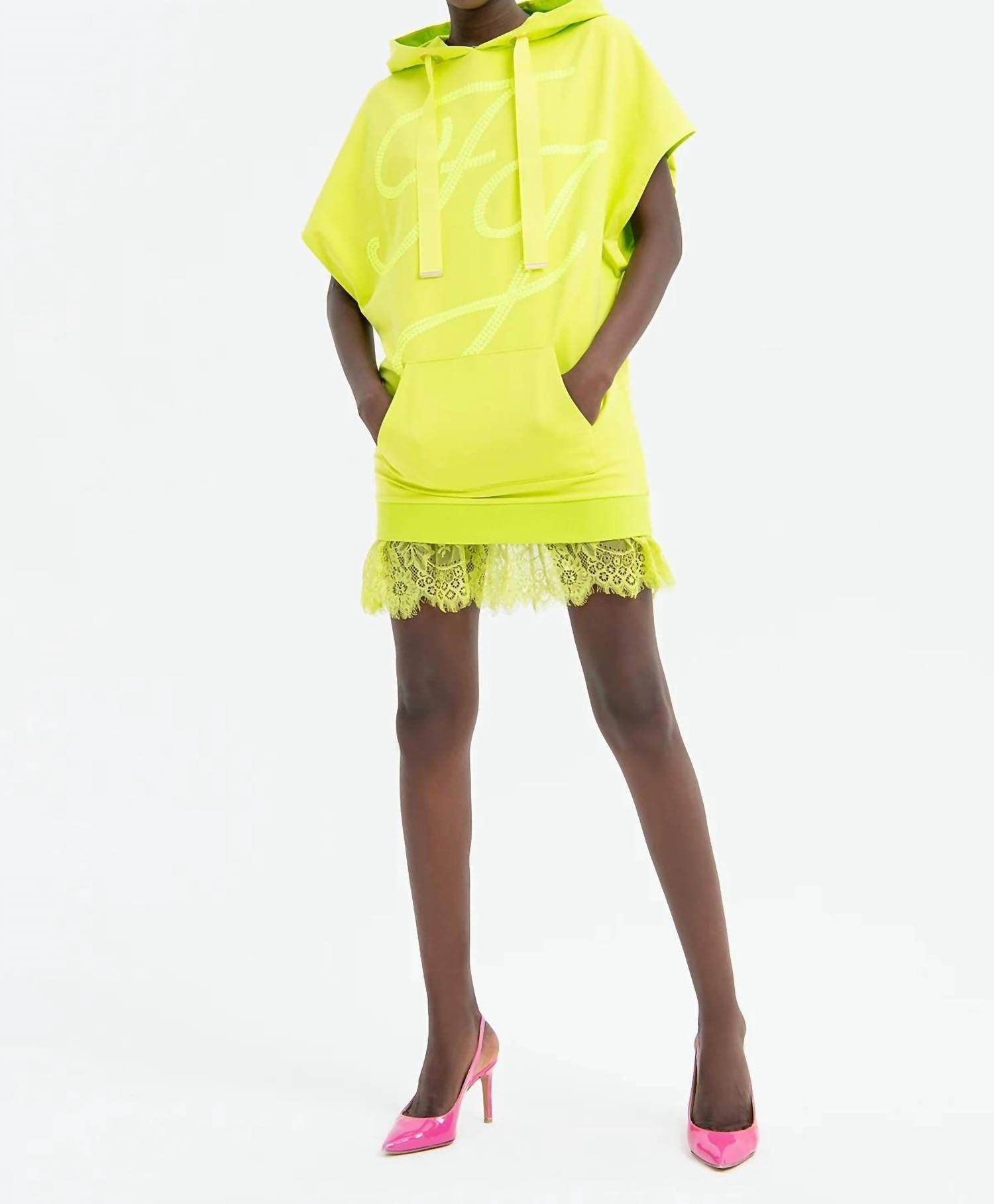 Fracomina - Bat Sweater Hoody Dress - Rack Hunt -