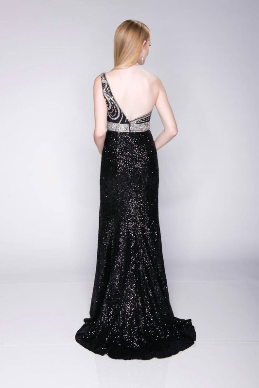 One-shoulder Maxi Dress