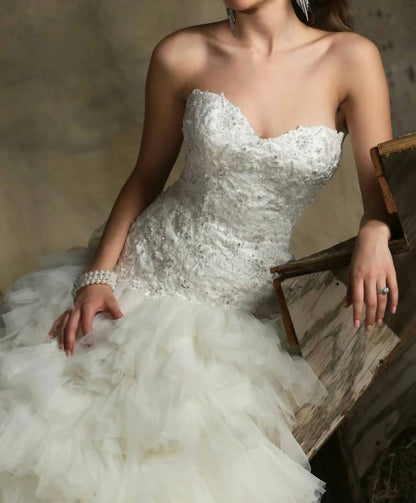 Strapless Tulle Wedding Dress