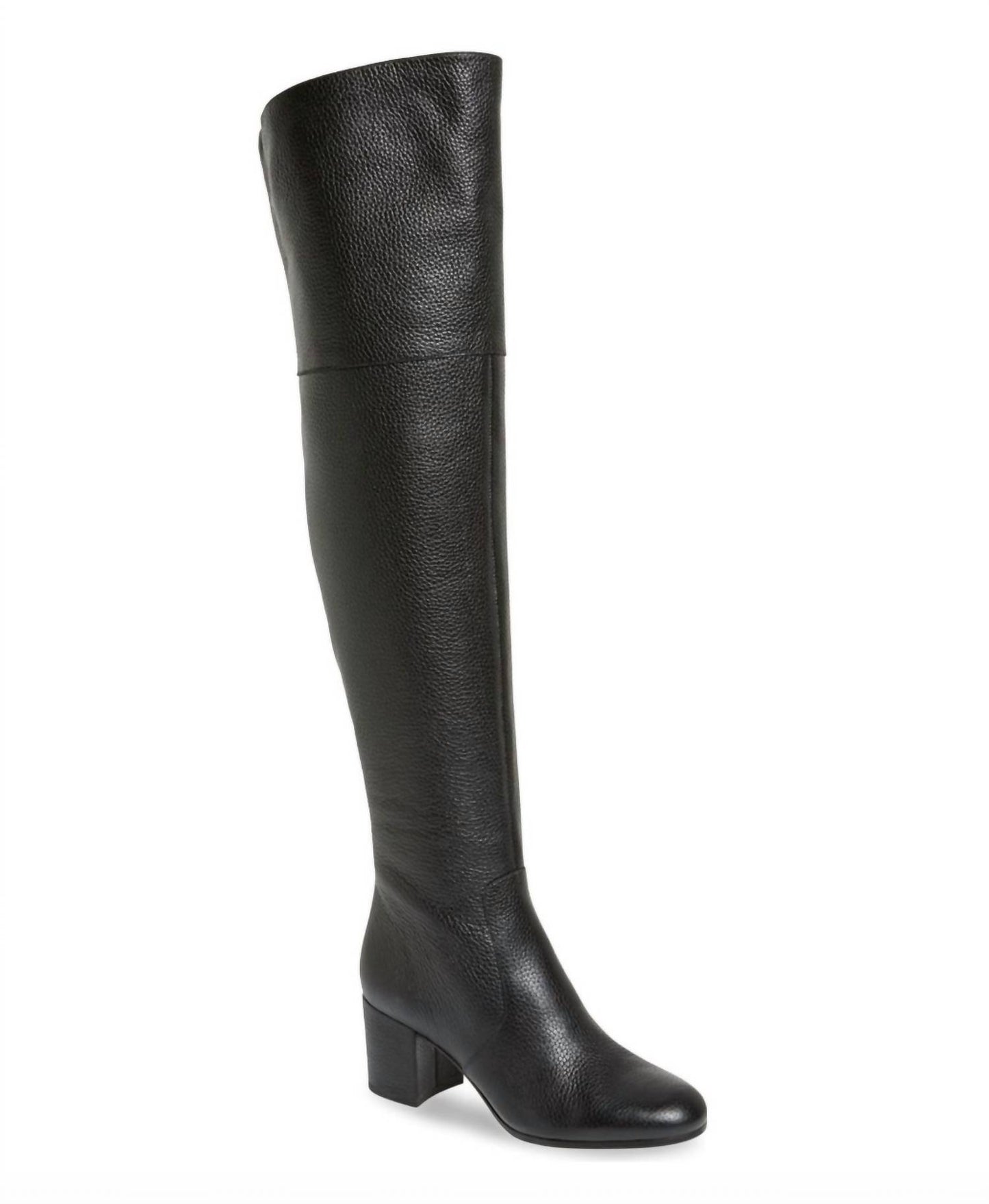 Women Finlay Leather Over The Knee Block Heel Boots