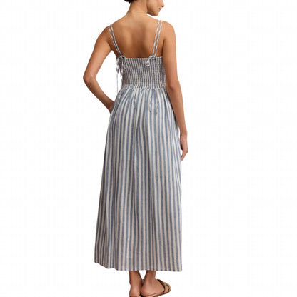 Nadine Striped Midi Dress
