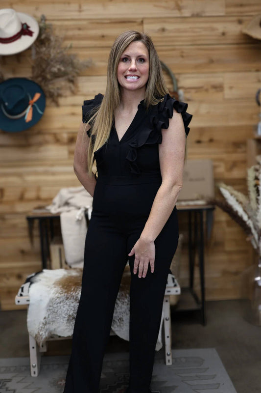 Ruffle Power Jumpsuit