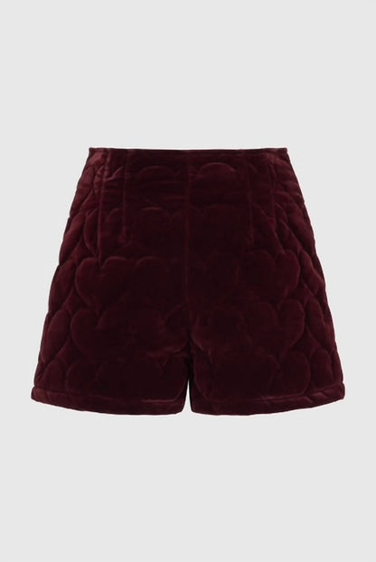 Quilted Mini Shorts