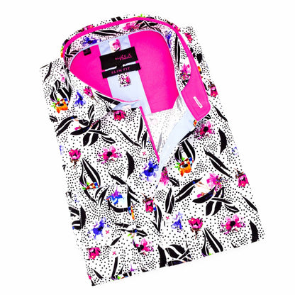 Pop of Pink Button Down Shirt