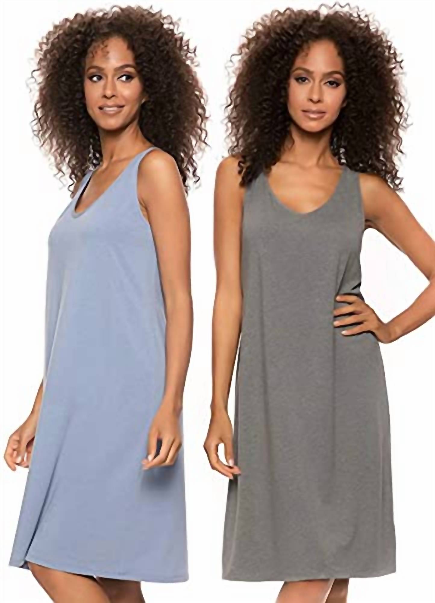 Women's Cotton Modal Sleep Dress - 2 Pack