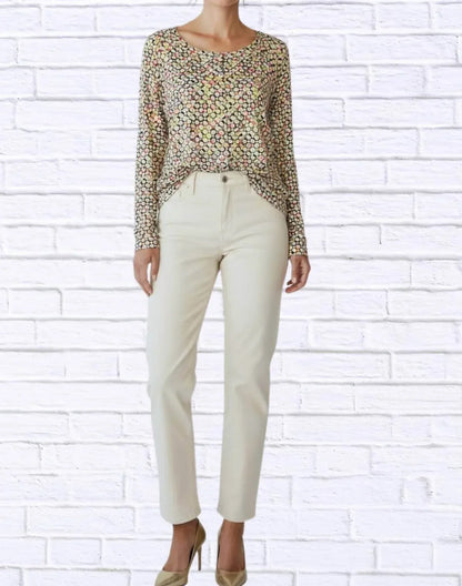 Calypso - Floral Print Woven Blouse - Rack Hunt