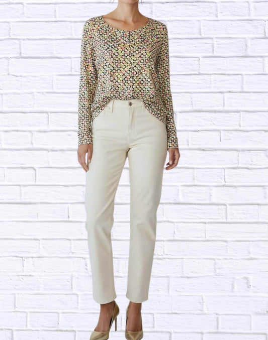 Calypso - Floral Print Woven Blouse - Rack Hunt -