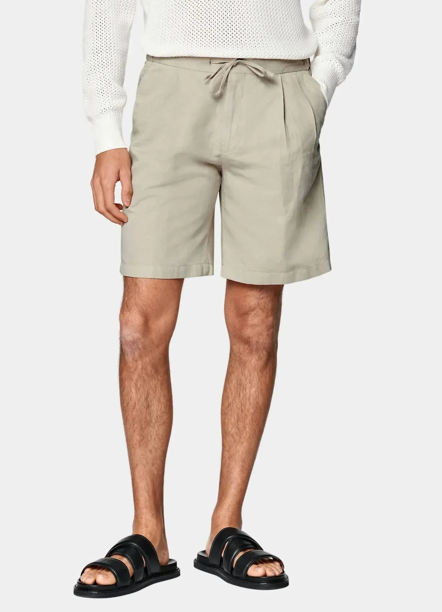 SUITSUPPLY - Aveiro Straight Leg Shorts - Rack Hunt