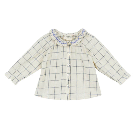 Arsène et les Pipelettes - Baby's Emeline Check Blouse - Rack Hunt -